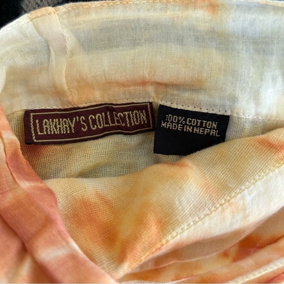 LAKHAY’S COLLECTION Wrap Tie Dye Skirt Fits Best Women Sz 30 - Picture 10 of 10